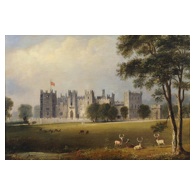 Raby Castle by George Vincent (1796-1836).